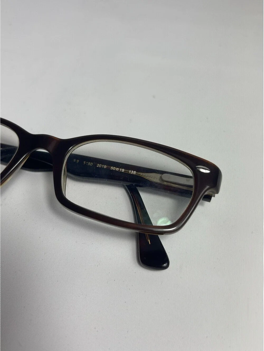 Ray Ban RB5150 2019 Brown Rectangle Eyeglasses Frames 50-19 135